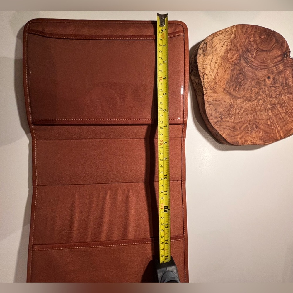 Vintage Brown vegan Leather Bible Case – Hebrew Embossed Detail - Picture 6 of 8